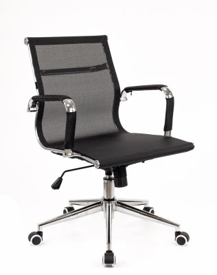 Кресло для персонала Everprof Опера LB T / Opera LB T EC-01Q S Mesh Black черная сетка