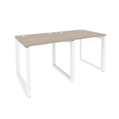 Рабочая станция на О-образном м/к Оникс/Onix Дуб аттик/Белый металл O.MO-RS-2.0.7 1560*720*750