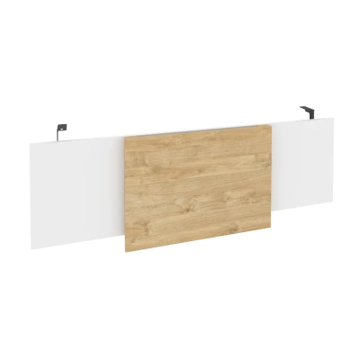 Царга стола руководителя Оникс Директ/Onix Direct Белый бриллиант/Тиквуд светлый/Антрацит металл O.M-CSR-4 1340*450*54