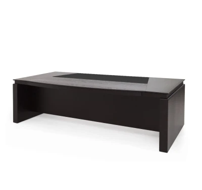 Стол для руководителя Лаго/Lago, цвет Черный / Хром, размер: 230x108x758