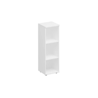 Стеллаж средний узкий белый премиум КомфортКомфорт МП2/Комфорт КФ, размер: 400x380x1230