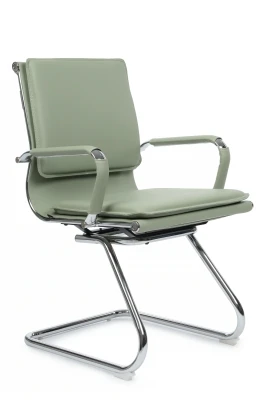 Конференц-кресло Riva Хьюго / Hugo RCH 6003-3E зелёная экокожа
