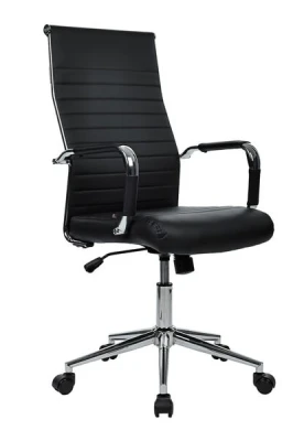 Кресло для руководителя Riva Арт / Art RCH 6015H черная экокожа