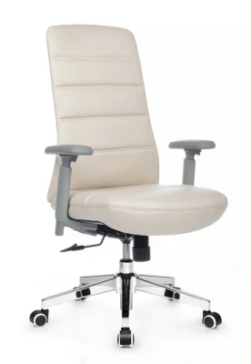 Кресло для руководителя Riva Сэм-М / Sam-M RCH B654-1 кремовая экокожа
