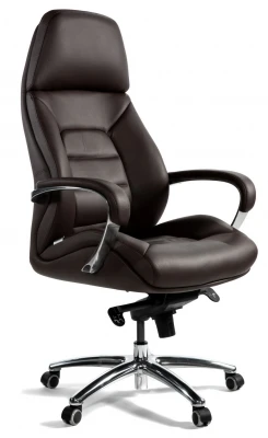 Кресло для руководителя Norden Порше / Porsche F181 brown leather коричневая кожа