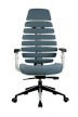 Кресло для руководителя Riva Chair RCH SHARK+Серая ткань - 1
