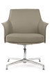 Конференц-кресло Riva Design Chair Rosso С1918 светло-бежевая кожа - 1