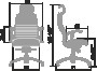 Кресло для руководителя Метта Samurai KL-3.03 черный - 4