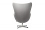 Дизайнерское кресло EGG CHAIR светло-серый кашемир - 3