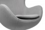 Дизайнерское кресло EGG CHAIR светло-серый кашемир - 4