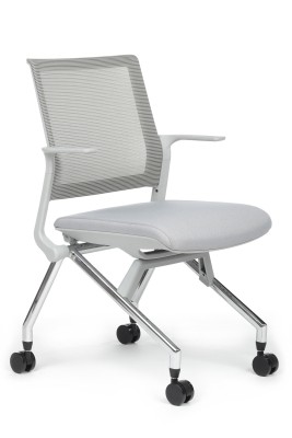 Конференц-кресло Riva Design Chair Moby D2002 серая ткань