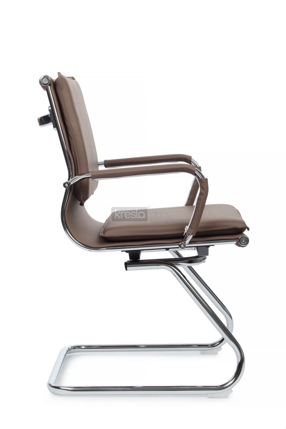 Конференц-кресло Riva Хьюго / Hugo RCH 6003-3E коричневая экокожа - 2